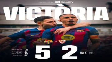 برشلونة يكتسح شباك إشبيلية بخماسية مقابل هدفين في الدوري الإسباني لكرة القدم